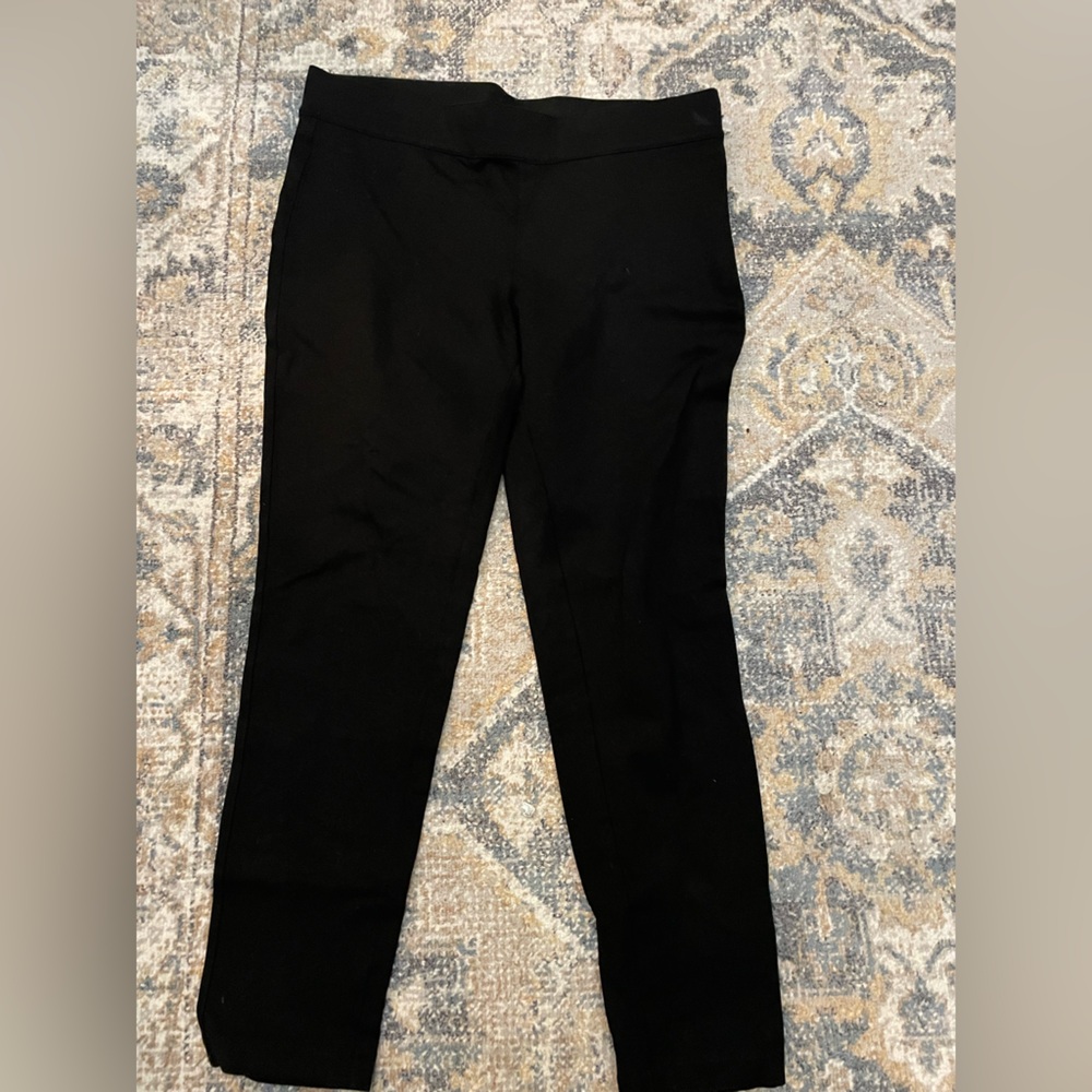 Eddie Bauer side zipper ponte pants sz 12